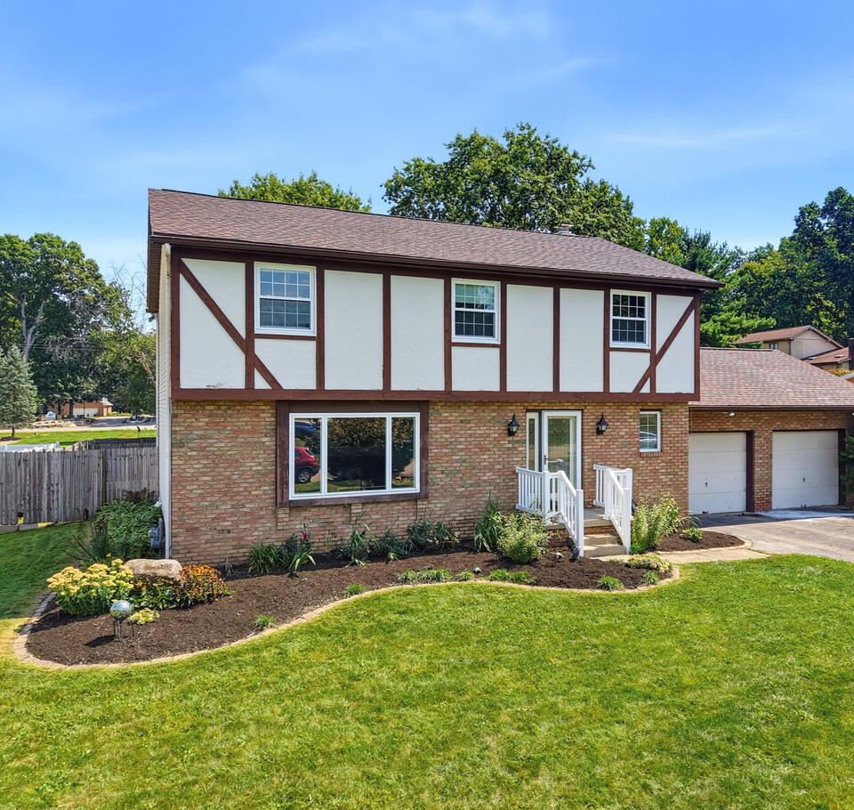 Tudor style home exterior of a Northeast, Ohio home represented by Limitless Real Estate Group.